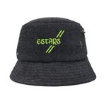 Chapéu BUCKET E-Stars Jeans Preto