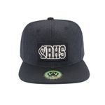 Boné RHINO SIZE Snapback Aba Reta Mastercap Preto Mescla 