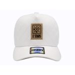 Boné E-STARS Trucker Soft aba curva branco