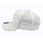 Boné E-STARS Trucker Soft aba curva branco