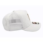 Boné E-STARS Trucker Soft aba curva branco