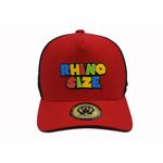 Boné Trucker Rhino Size Vermelho Tema Games