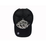 Boné Trucker Rhino Size Fliperama Preto 