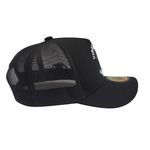 Boné Trucker Rhino Size Preto Vidas Negras Importam