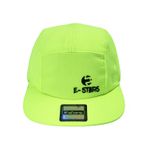 Boné E-STARS 5Panel Amarelo Flúor Proteção UV 50+