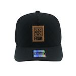 Boné E-STARS Trucker Soft aba curva preto