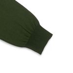 TRICOT CLÁSSICO MASCULINO GOLA CARECA VERDE MUSGO - RHOUKER