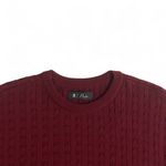 TRICOT MASCULINO TEXTURIZADO ALGODÃO BORDÔ GOLA CARECA - RHOUKER