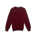 TRICOT CLÁSSICO MASCULINO GOLA CARECA BORDÔ - RHOUKER