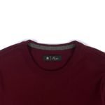 TRICOT CLÁSSICO MASCULINO GOLA CARECA BORDÔ - RHOUKER