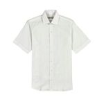 CAMISA LINHO|ALGODÃO RHOUKER MC CONFORT BRANCA