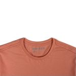 CAMISETA BASIC LISA 100% ALGODÃO ROSA RHOUKER
