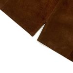 JAQUETA COURO COFFEE ESTILO CAMISA RHOUKER