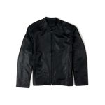 JAQUETA GOLA PADRE COURO PRETO RHOUKER 