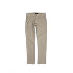 CALÇA CHINO RHOUKER SLIM FIT SARJA BEGE 100% ALGODÃO