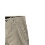 CALÇA CHINO RHOUKER SLIM FIT SARJA BEGE 100% ALGODÃO