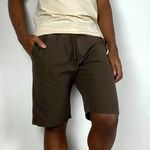 BERMUDA CASUAL MARROM CÓS ANATOMICO CORDÃO STONED RHOUKER - ALGODÃO