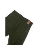CALÇA SARJA SKINNY RHOUKER VERDE 100% ALGODÃO