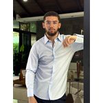 CAMISA COLARINHO FRANCÊS SLIM FIT MICRO QUADRICULADO FIO 100 EGÍPICIO RHOUKER
