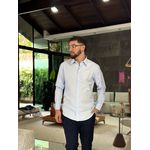 CAMISA COLARINHO FRANCÊS SLIM FIT MICRO QUADRICULADO FIO 100 EGÍPICIO RHOUKER