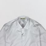 CAMISA COLARINHO FRANCÊS QUADRICULADA LILAS SLIM FIT FIO 100 EGÍPICIO RHOUKER
