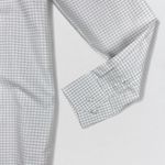 CAMISA COLARINHO FRANCÊS QUADRICULADA LILAS SLIM FIT FIO 100 EGÍPICIO RHOUKER