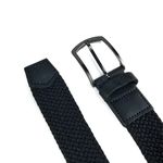 CINTO LONA ELÁSTICO PRETO 4CM RHOUKER