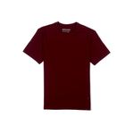 CAMISETA BASIC LISA 100% ALGODÃO BORDÔ RHOUKER