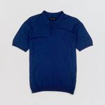 POLO TRICOT LEVE CLÁSSICA AZUL MARINHO