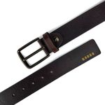 CINTO COURO CASUAL MARROM CAFÉ 4CM RHOUKER