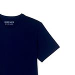 CAMISETA BASIC LISA 100% ALGODÃO AZUL MARINHO RHOUKER