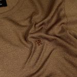 Camiseta Tricot Leve Clássica Ocre
