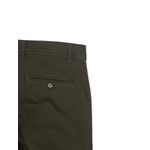 CALÇA CHINO RHOUKER SLIM FIT SARJA VERDE 100% ALGODÃO