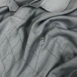 POLO TRICOT LEVE JAQUARD CINZA