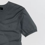 Camiseta Tricot Leve Clássica Cinza