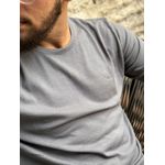Camiseta Tricot Leve Clássica Cinza