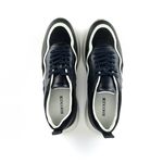 TÊNIS COURO CASUAL RECORTES- FORCE BLACK RHOUKER