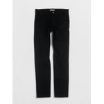 CALÇA LINHO VISCOSE E ELASTANO BOLSO FACA PRETA
