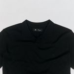 POLO TRICOT LEVE JAQUARD PRETO