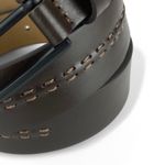 CINTO COURO CASUAL NATURALE CAFÉ 3 CM RHOUKER