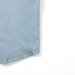 CAMISA LINHO|ALGODÃO AZUL CLARO RHOUKER SLIM ML