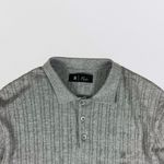 POLO TRICOT LEVE PONTO CORRENTE CINZA MESCLA