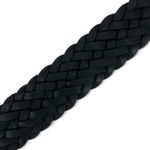 CINTO COURO TRESSE CLÁSSICO PRETO 4CM RHOUKER