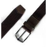 CINTO LONA ELÁSTICO MARROM 4CM RHOUKER
