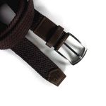 CINTO LONA ELÁSTICO MARROM 4CM RHOUKER