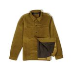 JAQUETA COURO CARAMELO ESTILO CAMISA RHOUKER