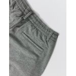 CALÇA CONFORT MALHA PREMIUM CADARÇO CINZA MESCLA