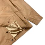 Jaqueta Desert Couro Bege Estilo Camisa Rhouker