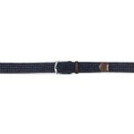 CINTO LONA TRESSÊ MARROM E AZUL 4CM RHOUKER 