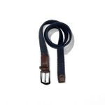 CINTO LONA TRESSÊ MARROM E AZUL 4CM RHOUKER 